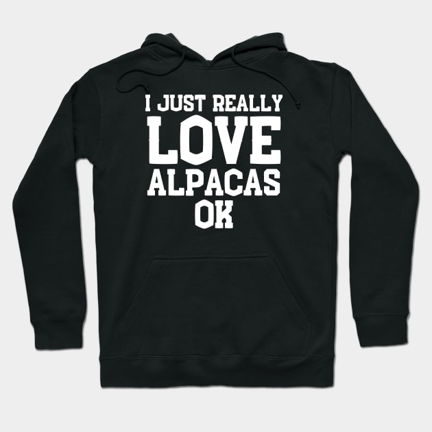 Alpaca Lover Hoodie by HobbyAndArt